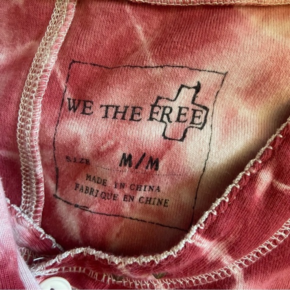 We the Free Pink Tie Dye Babydoll Mini Dress - Picture 3 of 8